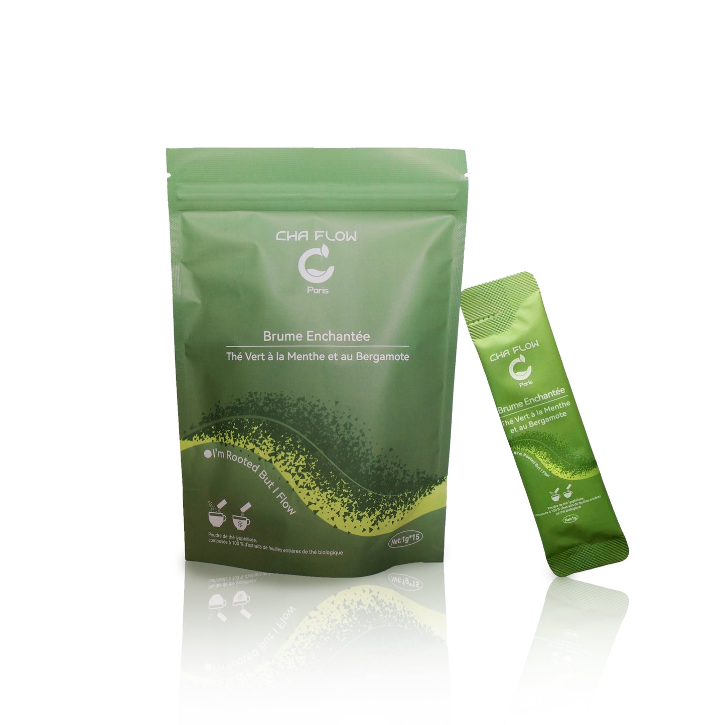 魔法薄雾:薄荷和佛手柑绿茶