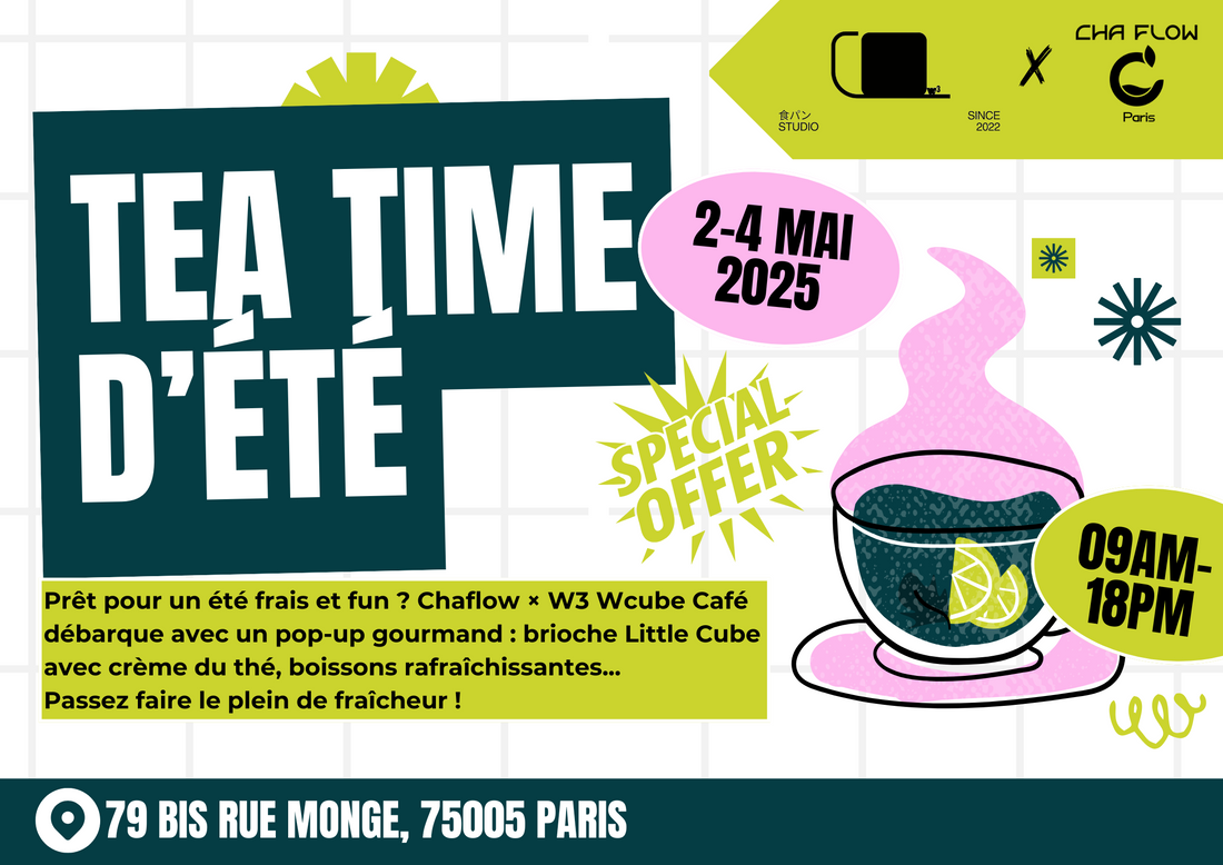 Retour sur notre pop-up à Paris : Chaflow & W3 Wcube Café